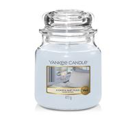 Yankee Candle bougie jarre parfumée - moyenne taille - Havre de paix - jusqu’à 75 heures de combustion
