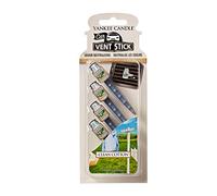 Yankee Candle Bâtonnets Désodorisants pour Voiture | Coton Frais | Lot de 4 | Se Fixe aux Bouches d’Aération du Véhicule