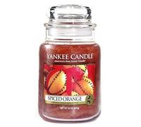 Yankee Candle Bougie en pot Parfum orange épicée, Taille L