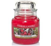 Yankee Candle bougie jarre parfumée | moyenne taille | Framboise rouge | jusqu’à 75 heures de combustion