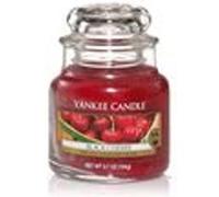 Yankee Candle - Bougie jarre en verre senteur griotte Petit modèle Rouge foncé G