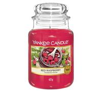 Yankee Candle bougie jarre parfumée | grande taille | Framboise rouge | jusqu’à 150 heures de combustion