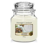 Yankee Candle bougie jarre parfumée | moyenne taille | Beurre de karité | jusqu’à 75 heures de combustion