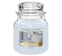Yankee Candle bougie jarre parfumée - moyenne taille - Havre de paix - jusqu’à 75 heures de combustion