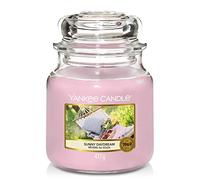 Yankee Candle bougie jarre parfumée | moyenne taille | Rêverie au soleil | jusqu’à 75 heures de combustion | La Collection Garden Hideaway