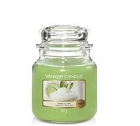 Yankee Candle bougie jarre parfumée | moyenne taille | Vanille et citron vert | jusqu’à 75 heures de combustion