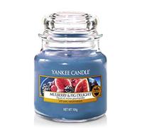 Yankee Candle bougie jarre parfumée | petite taille | Figues et mûres gourmandes | jusqu’à 30 heures de combustion