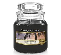 Yankee Candle bougie jarre parfumée | petite taille | Noix de coco noire | jusqu’à 30 heures de combustion