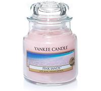 Yankee Candle bougie jarre parfumée | petite taille | Sables Roses | jusqu’à 30 heures de combustion