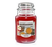 Yankee Candle - Bougie parfum Apple Cinnamon Cider (cidre de pommes à la cannelle), 538 g