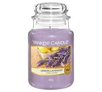 Yankee Candle bougie parfumée Citron lavande | Format jarre | Bougie longue durée jusqu’à 150 heures de combustion |Cadeaux de la fête des mères