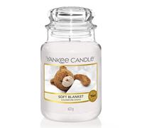 Yankee Candle Bougies Chauffe-Plat Parfumées, Couverture Douce, Bougie Jarre Grande, Soft Blanket