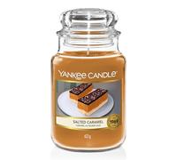 Yankee Candle Bougie parfumée en pot Caramel au beurre salé, marron, Taille L
