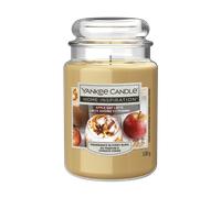 YANKEE CANDLE Bougie parfumée en verre « Apple Oat Latte », 538 g.