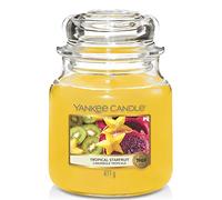 Yankee Candle Bougie parfumée Fruits étoilés tropicaux Jarre Moyenne Classique