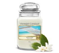 Yankee Candle Bougie parfumée | Grand pot Soleil & Sable | Bougies à longue durée de combustion : jusqu'à 150 heures | Cadeaux parfaits pour femmes