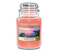 Yankee Candle Bougie parfumée | Grande bougie en pot Lever de Soleil sur la Falaise | Bougies à combustion longue : jusqu'à 150 heures | Cadeaux parfaits pour les femmes