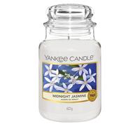 Yankee Candle bougie parfumée Jasmin de minuit | Grande bougie jarre longue durée | | jusqu’à 150 heures de combustion |Cadeaux de la fête des mères