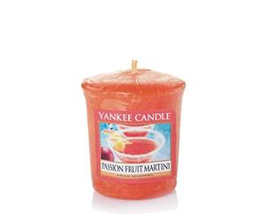 Yankee Candle Bougie parfumée Motif fruits de la passion, orange, 4,5 x 4,2 x 5,3 cm