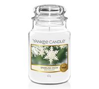 Yankee Candle bougie parfumée Neige étincelante | Format jarre | Bougie longue durée jusqu’à 150 heures de combustion | Cadeaux parfaits pour les femmes