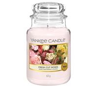 Yankee Candle bougie parfumée Roses fraîchement coupées | Format jarre | Bougie longue durée jusqu’à 150 heures de combustion | Cadeaux pour femmes