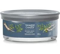Yankee Candle Signature 5-Wick Tumbler Scented Candle 340 g variante Bayside Cedar