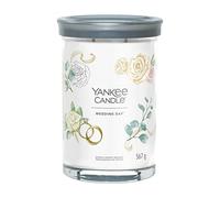 Yankee Candle Bougie parfumée Signature | Wedding Day® - Grande bougie en verre avec double mèche | Mélange de cire de soja à combustion longue | Cadeau parfait pour femme