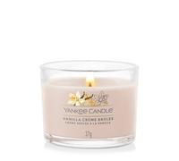 Yankee Candle Bougie Votif Verre Unique Vanille Crème Brulée