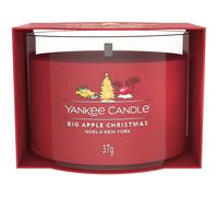 YANKEE CANDLE, Bougie Votive, BIG APPLE NOËL, Maison, Parfumeurs D'Ambiance