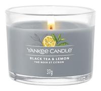 Yankee Candle Bougie votive en verre Thé noir et citron 37 g