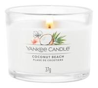 Yankee Candle Bougie votive en verre Coconut Beach 37 g