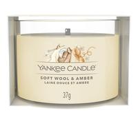 Yankee Candle Bougie votive en verre Soft Wool & Amber 37 g 37 g