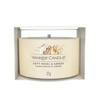 Yankee-Candle Parfums-dambiance Bougie-votive-en-verreSoft Wool & Amber 37 g