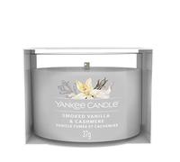 Yankee Candle Bougie votive garnie de vanille fumée et de cachemire