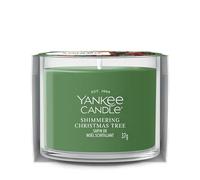 Yankee Candle Bougie votive scintillante remplie de sapin de Noël