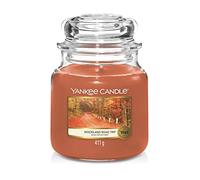 Yankee Candle Bougie Woodland Road Trip, taille moyenne, Parfumé.