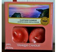 Yankee Candle BOUGIES CHAUFFE-PLAT, CLIFFSIDE SUNRISE, 1 x 12 pcs, Rare