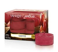 Yankee Candle bougies chauffe-plat parfumés, Pommes à Cidre, Collection Farmers' Market, Lot de 12 Lumignons