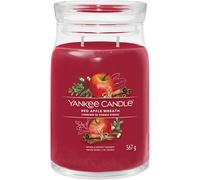 Yankee Candle Red Apple Wreath bougie en cire Cylindre Fruité Rouge 1 pièce(s)