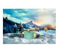 YANKEE CANDLE Candela Tumbler piccola in vetro Signature Holiday Winterfest