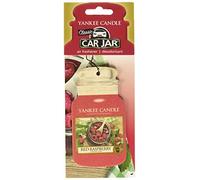 Yankee Candle Classic Car Jar Red Raspberry Désodorisant pour Voiture, en Carton, Rouge, Parfum Framboise, Taille M