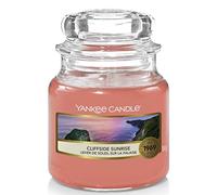 Yankee Candle Cliffside Sunrise Petite Bougie parfumée en Pot Durée de Combustion : jusqu'à 30 Heures