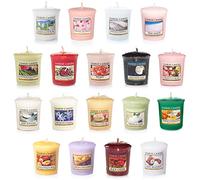 Yankee Candle Coffret avec 18 Bougies Votives Parfumées, Parfums Assortis