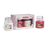 Yankee Candle Coffret cadeau | 2 bougies parfumées en pot moyen | Collection Boule à neige