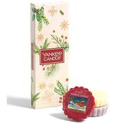 Yankee Candle Coffret cadeau | Bougies de Noël parfumées | 3 tartelettes de cire parfumées | Collection Magical Christmas Morning