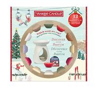 Yankee Candle Coffret cadeau de bougies parfumées | 12 bougies parfumées, 1 brûle-parfum et 1 bougie chauffe-plat non parfumée | Collection Après-ski | Cadeau de Noël idéal pour les femmes