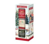 Yankee Candle Coffret cadeau de Noël 2025 - Contenu : 3 mini bougies votives