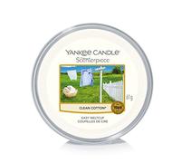 Yankee Candle coupelle de cire « Coton frais » pour diffuseur Scenterpiece™, blanche
