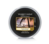 Yankee Candle coupelle de cire « Noix de coco noire » pour diffuseur Scenterpiece™, noire