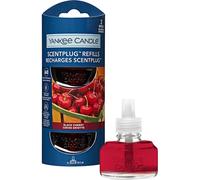 Yankee Candle Recharge pour diffuseur électrique Black Cherry 2 x 18,5 ml – Jusqu'à 60 jours